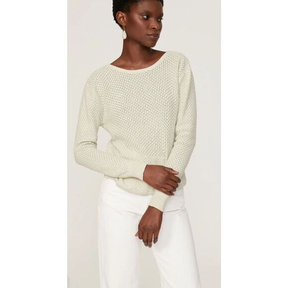 Hudson LA Twist Back Sweater Sweater Wool Look Rent the runway Preloved S - Picture 1 of 8